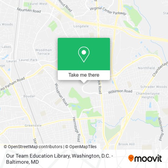 Our Team Education Library map