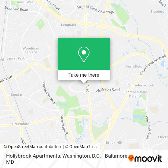 Hollybrook Apartments map