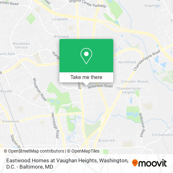 Eastwood Homes at Vaughan Heights map
