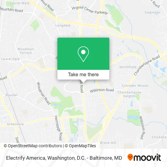 Electrify America map
