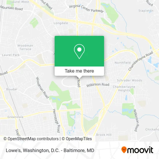 Lowe's map