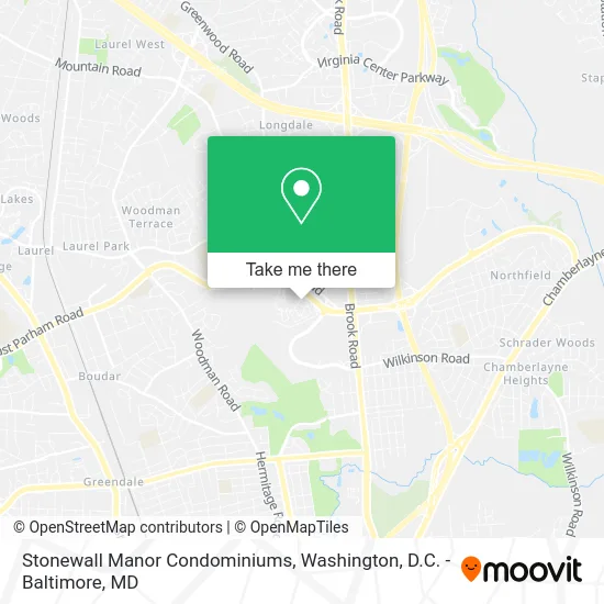 Stonewall Manor Condominiums map