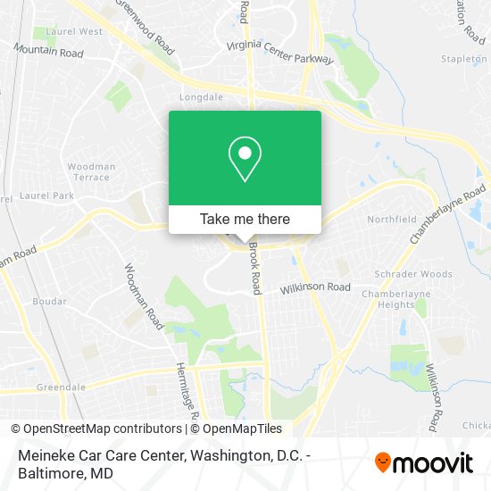 Meineke Car Care Center map