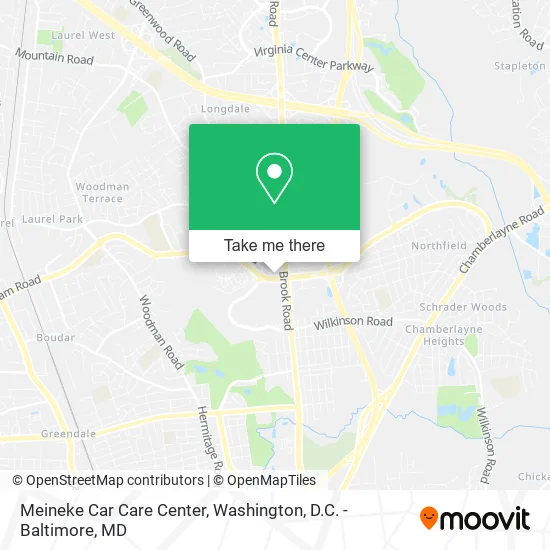 Meineke Car Care Center map
