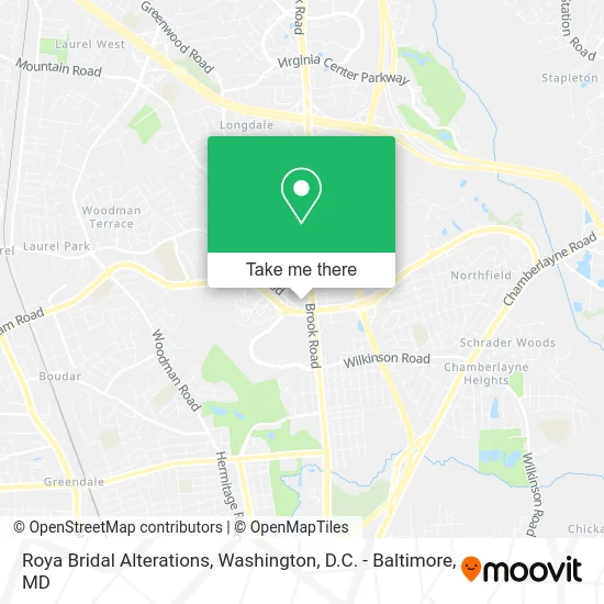 Roya Bridal Alterations map