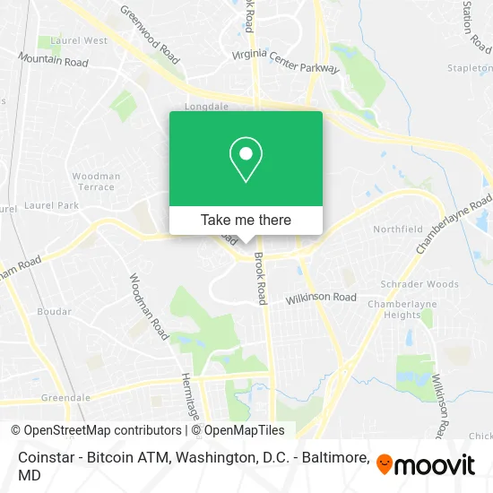 Coinstar - Bitcoin ATM map