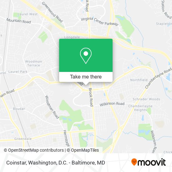 Mapa de Coinstar