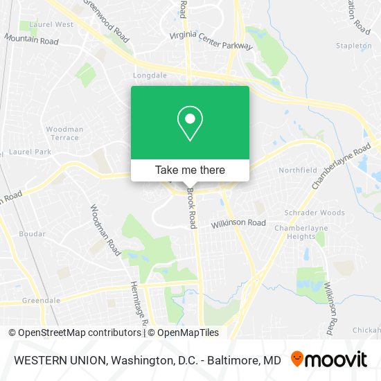 WESTERN UNION map
