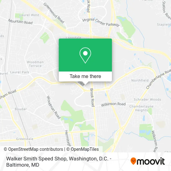 Walker Smith Speed Shop map