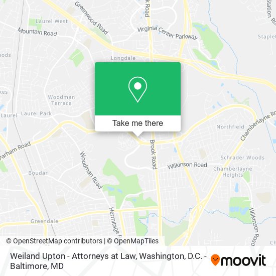 Weiland Upton - Attorneys at Law map