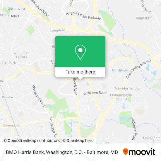 BMO Harris Bank map