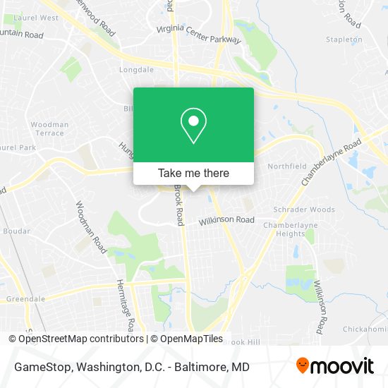 GameStop map