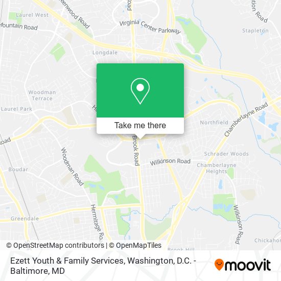 Ezett Youth & Family Services map