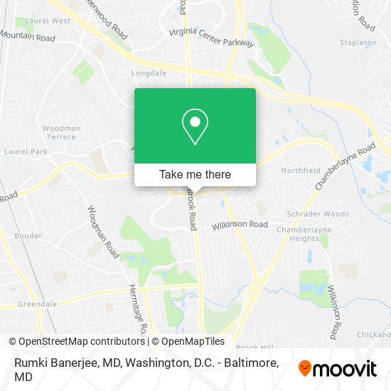 Rumki Banerjee, MD map