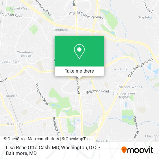 Lisa Rene Otto Cash, MD map