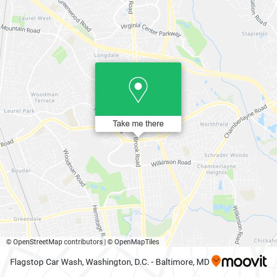 Flagstop Car Wash map