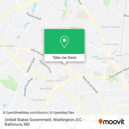 United States Government map