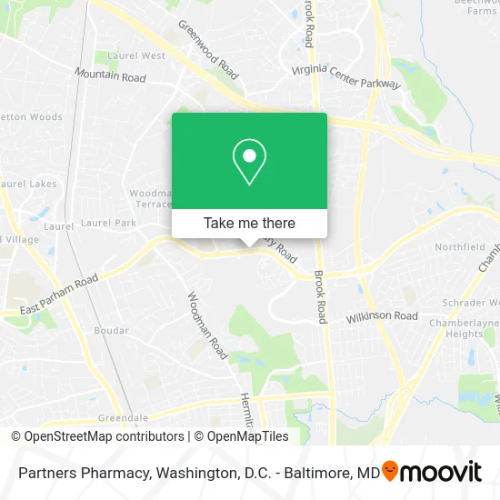 Partners Pharmacy map
