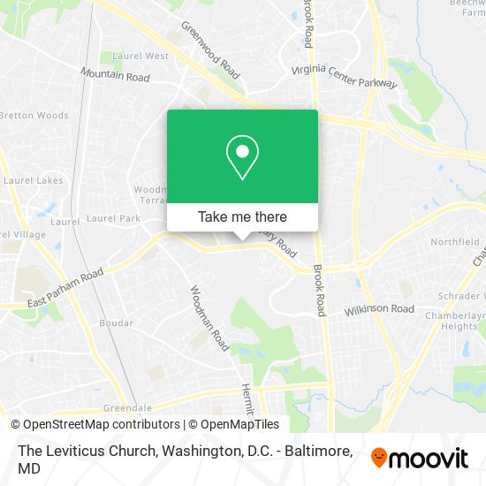 The Leviticus Church map