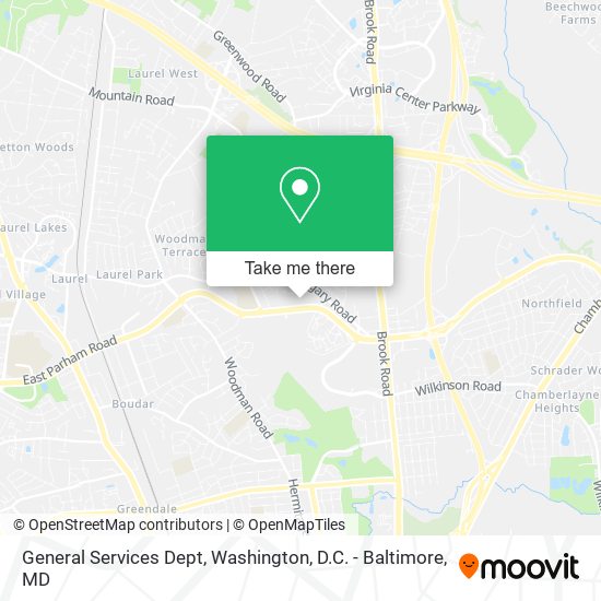 General Services Dept map