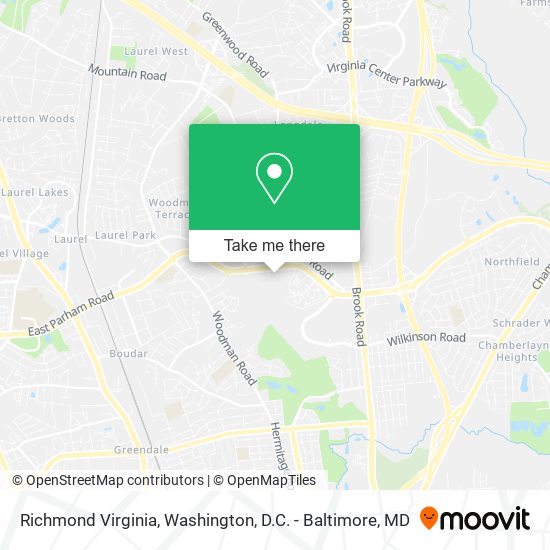 Richmond Virginia map