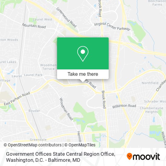 Government Offices State Central Region Office map