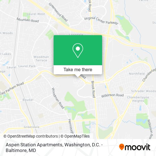 Aspen Station Apartments map