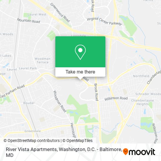 River Vista Apartments map