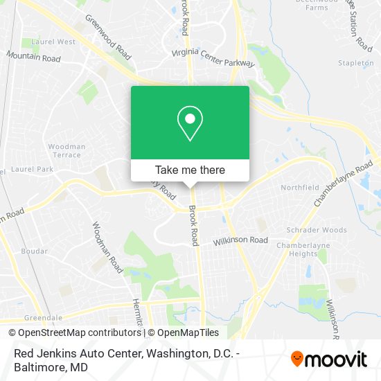 Red Jenkins Auto Center map