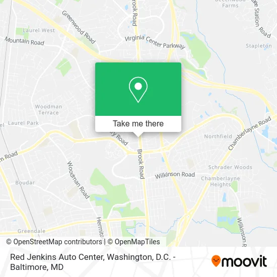 Red Jenkins Auto Center map