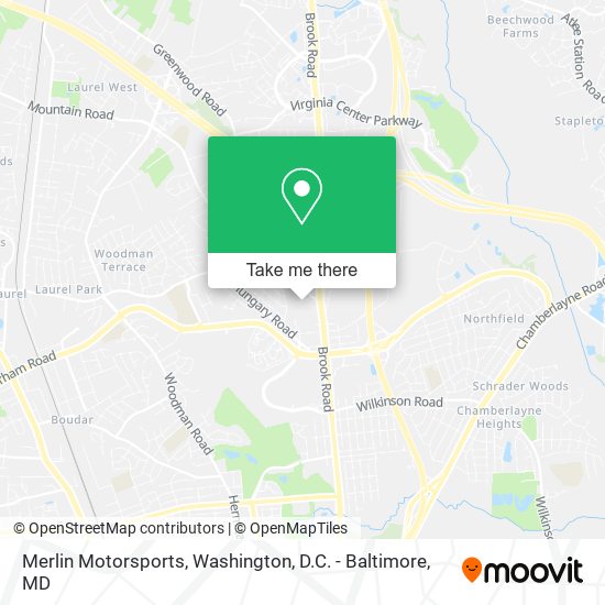 Mapa de Merlin Motorsports