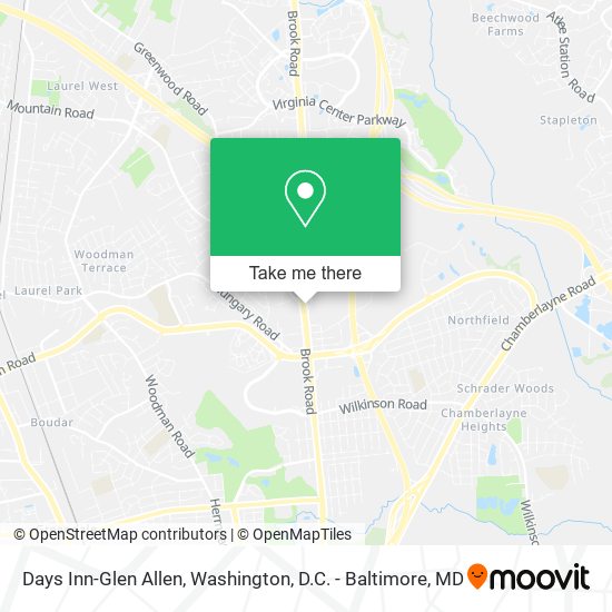 Mapa de Days Inn-Glen Allen