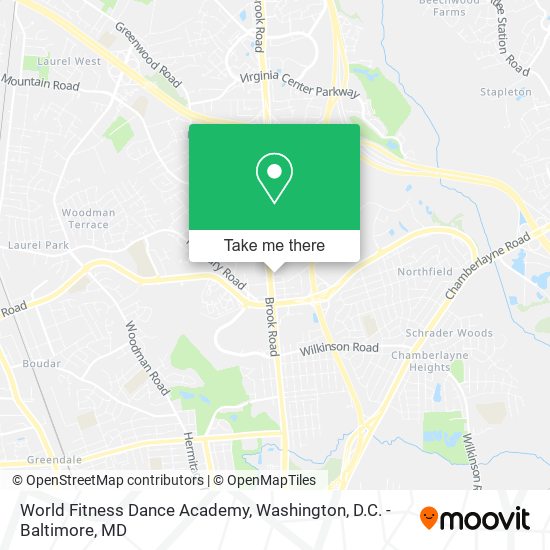 World Fitness Dance Academy map