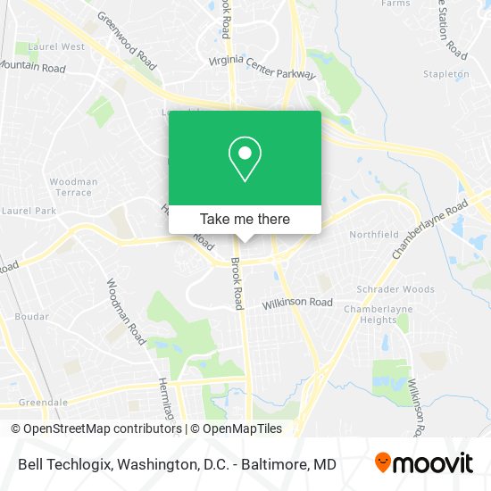 Bell Techlogix map