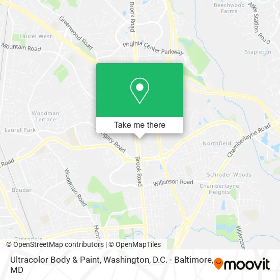 Ultracolor Body & Paint map