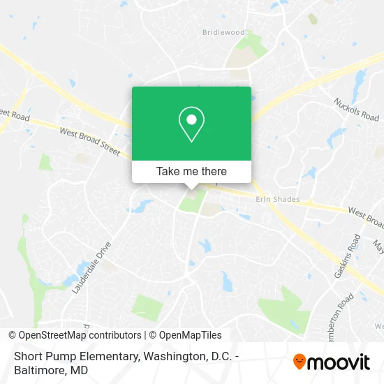 Short Pump Elementary map