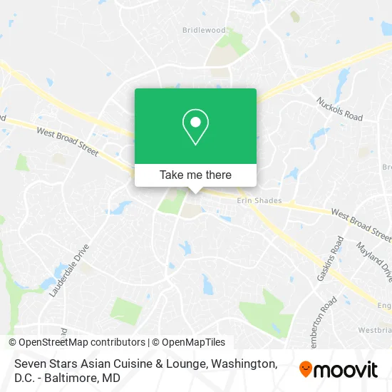 Mapa de Seven Stars Asian Cuisine & Lounge