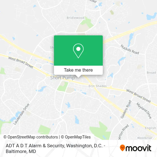 ADT A D T Alarm & Security map