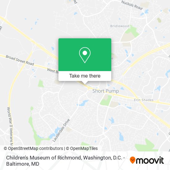 Children's Museum of Richmond map
