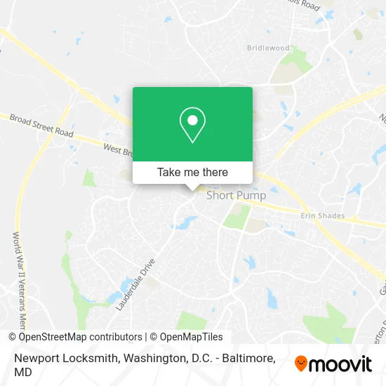 Newport Locksmith map