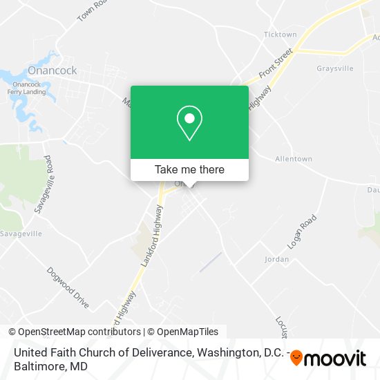 Mapa de United Faith Church of Deliverance