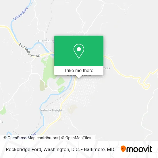 Rockbridge Ford map