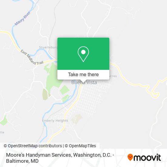 Mapa de Moore's Handyman Services