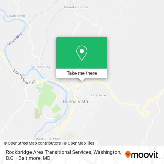 Mapa de Rockbridge Area Transitional Services