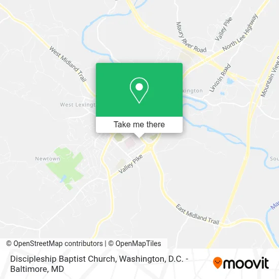 Discipleship Baptist Church map