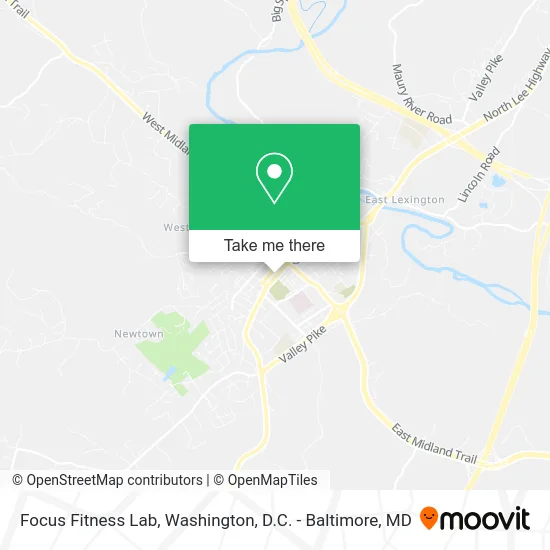 Focus Fitness Lab map