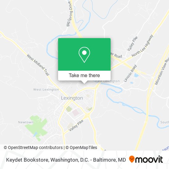 Keydet Bookstore map