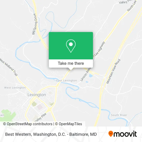 Best Western map