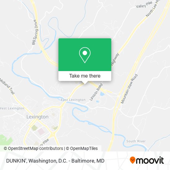Mapa de DUNKIN'