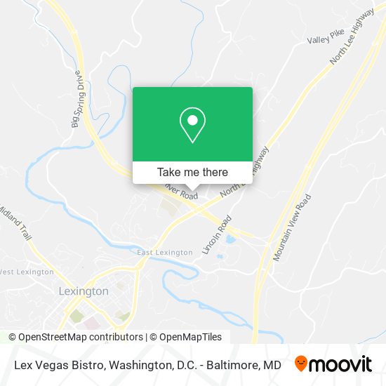 Mapa de Lex Vegas Bistro